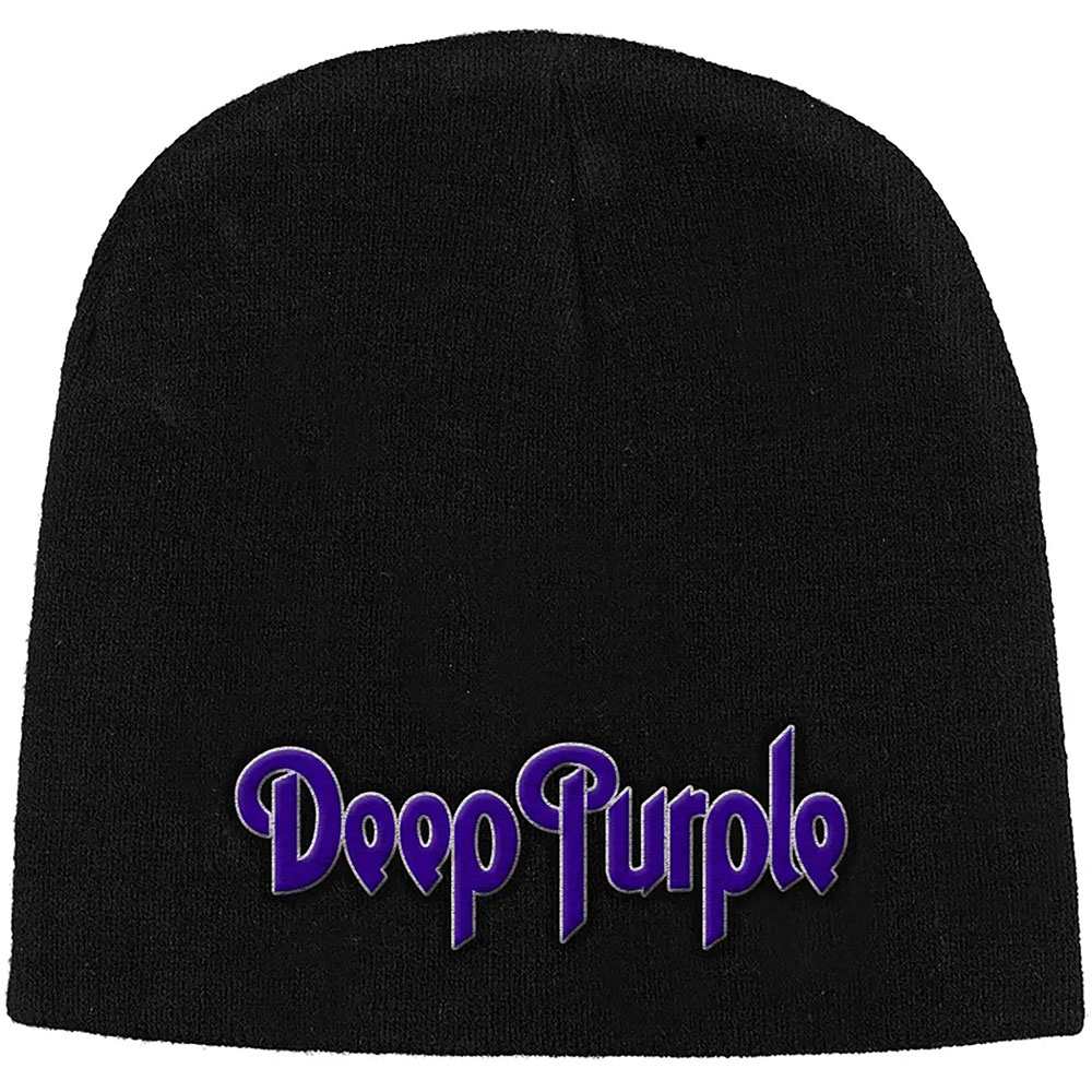 Deep Purple - Logo Mütze Beanie - Schwarz